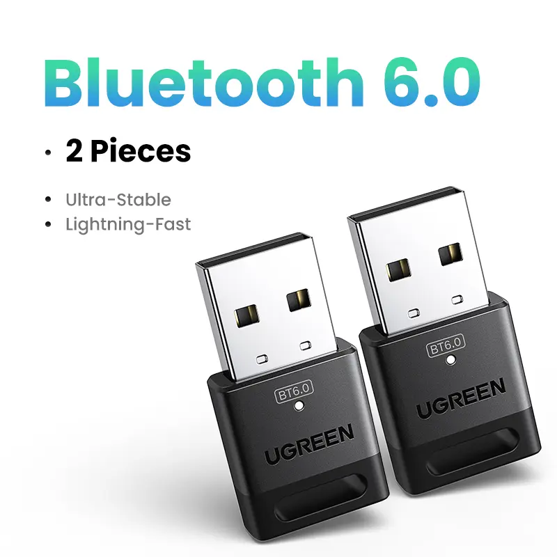 2PCS Bluetooth 6.0 Dongle Receiver