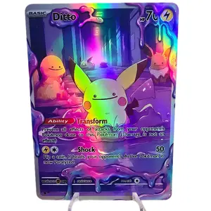 Ditto Transformation Slime Edition Custom Pokemon Card Rainbow Holo