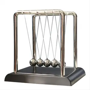 Desktop Decoration Ornament Executive Desk Toy Educational Set S Cradle Metal Pendulum for Office Science for Christmas New Year Home Use