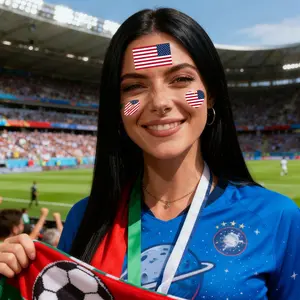 2026 New Us Canada Mexico World Cup Flag Tattoo Stickers, Football Match Sports Tattoos, Water Transfer Face Stickers