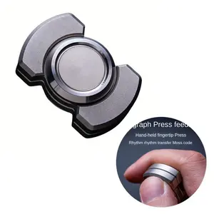 Three-In-One Transforming Fidget Spinner Coin, High-Speed Adult Rotating Toy, Casual Outdoor Entertainment Device