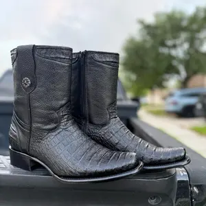 Botin Dubai negro western boot