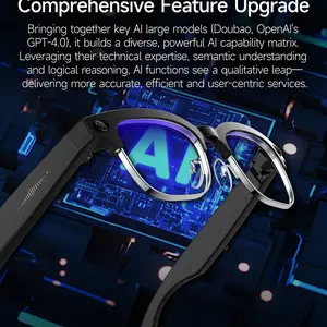 4K high-definition color changing sunglasses AI smart glasses with 800W pixel camera for taking photos and recording, 120+language translation smart glasses for men and women, 2026 new model, suitable for holiday gifts