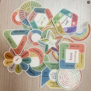 Stress Relief Stickers for Students, Anxiety Sensory Stickers, Calming Texture Strips, Adult Sensory Items, Relaxing Stickers