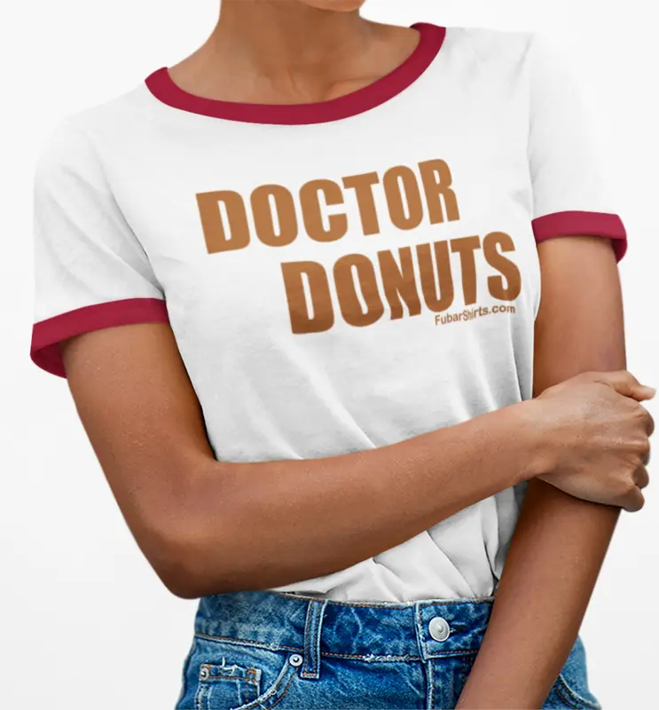 Penny Tees | Doctor Donuts shirt | Ringer t-shirt