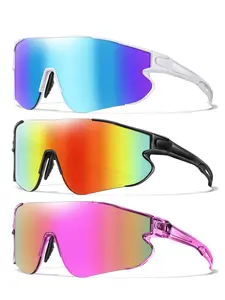 Unisex Sporty Half Frame Sunglasses, Trendy Casual Tinted Lens Sunglasses for Outdoor Sports, Fashion Accessories for Outdoor Activities