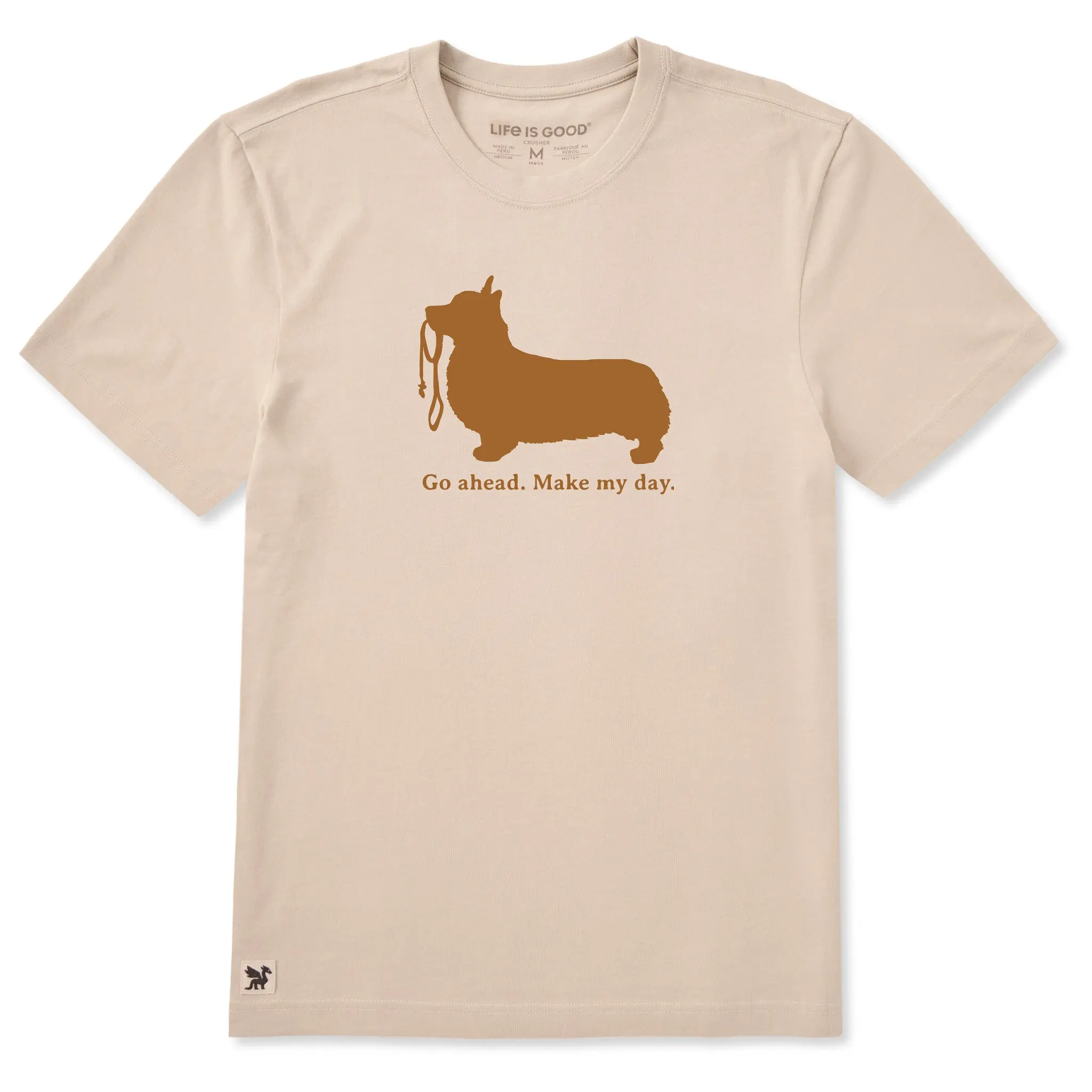 Men's Make My Day Corgi Short Sleeve Crusher Tee