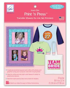 Print ’n Press Transfer Sheets - 10 Sheets AccuQuilt
