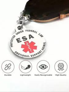 Custom Engraved Stainless Steel Medical Symbol Tag, Personalized Nurse Doctor Emt ID Pendant Necklace, Daily Wear Jewelry