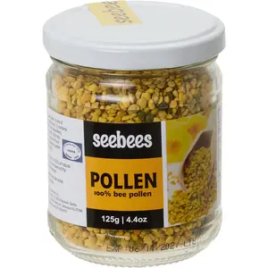 Seebees Bee Pollen Granules – 100% Pure Natural Bee Pollen, 125g (4.4 oz)