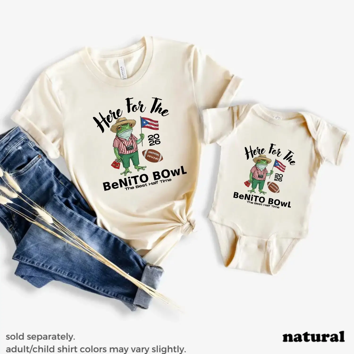 Super Bowl 2026 Onesie, Mommy, Daddy and Me , Team Benito Music Onesie, Baby Bodysuit, Toddler