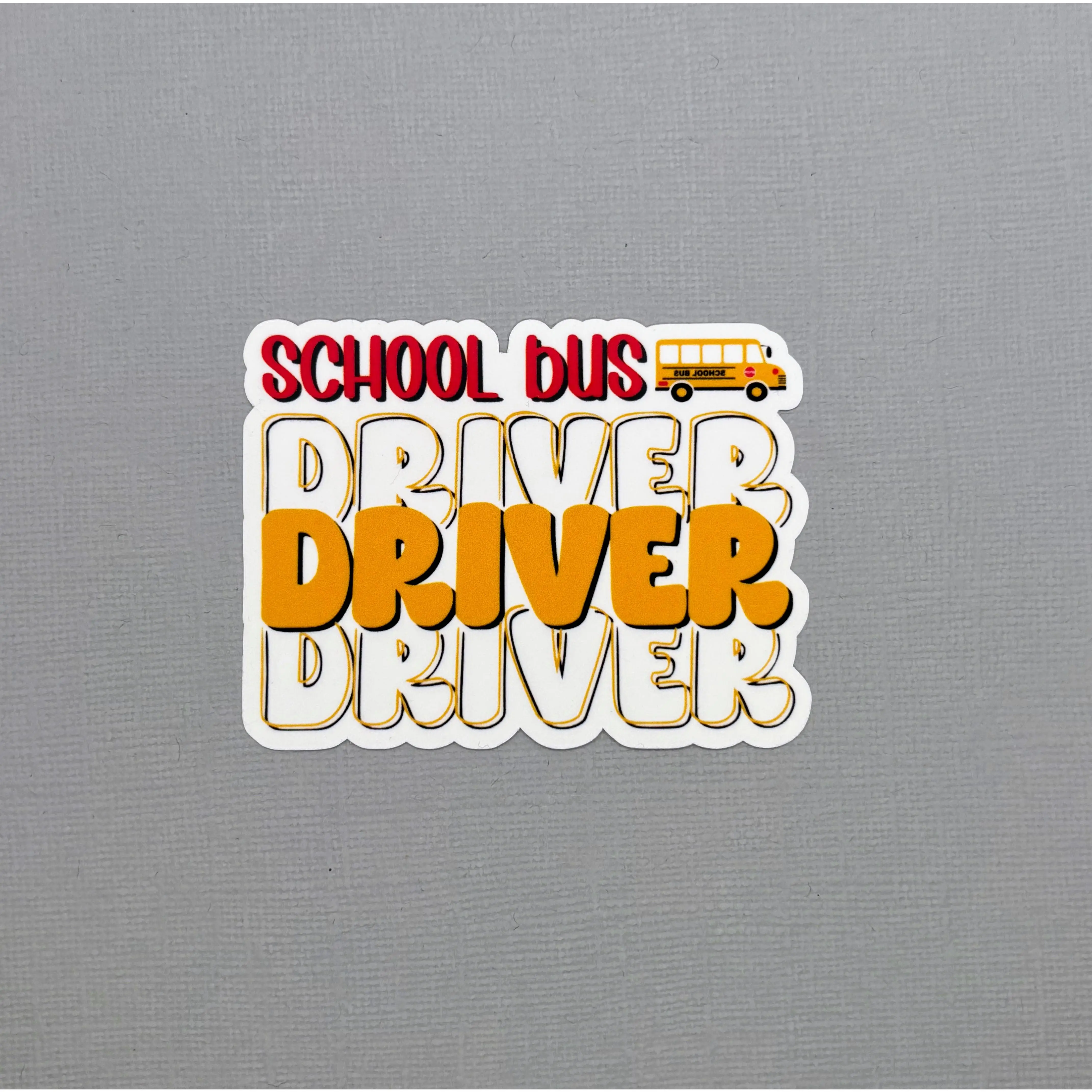 School Bus Driver Sticker