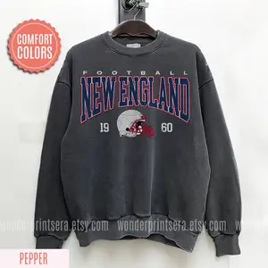 New England Football Vintage Style Sweatshirt,The Pats T-Shirt,Vintage New England Fan Gift Crewneck,Patriots Sweatshirt FND2