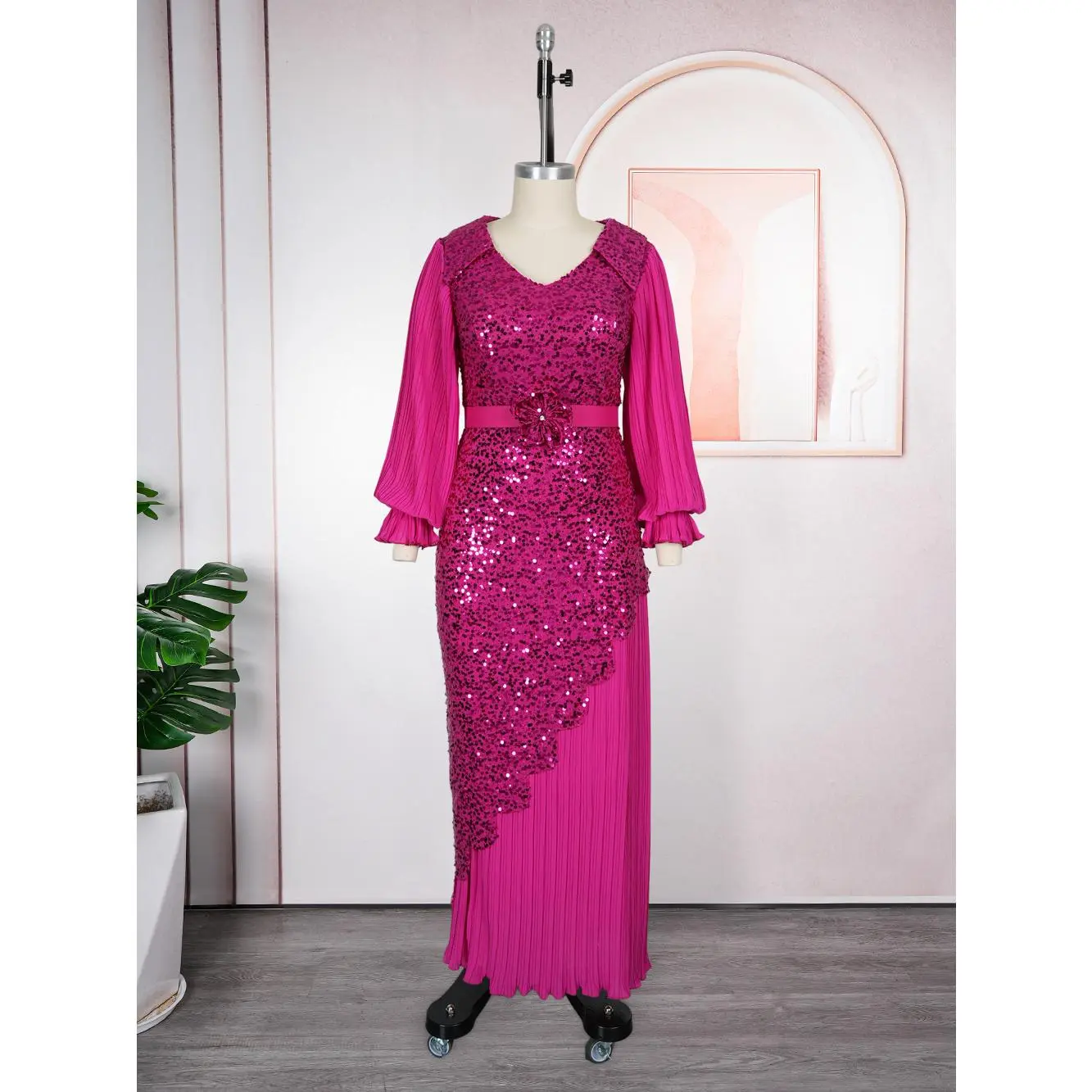 evening african dresses HDAfricanDress African 2024 Plus Size Long Africa Chiffon Dress –  hdafricandress