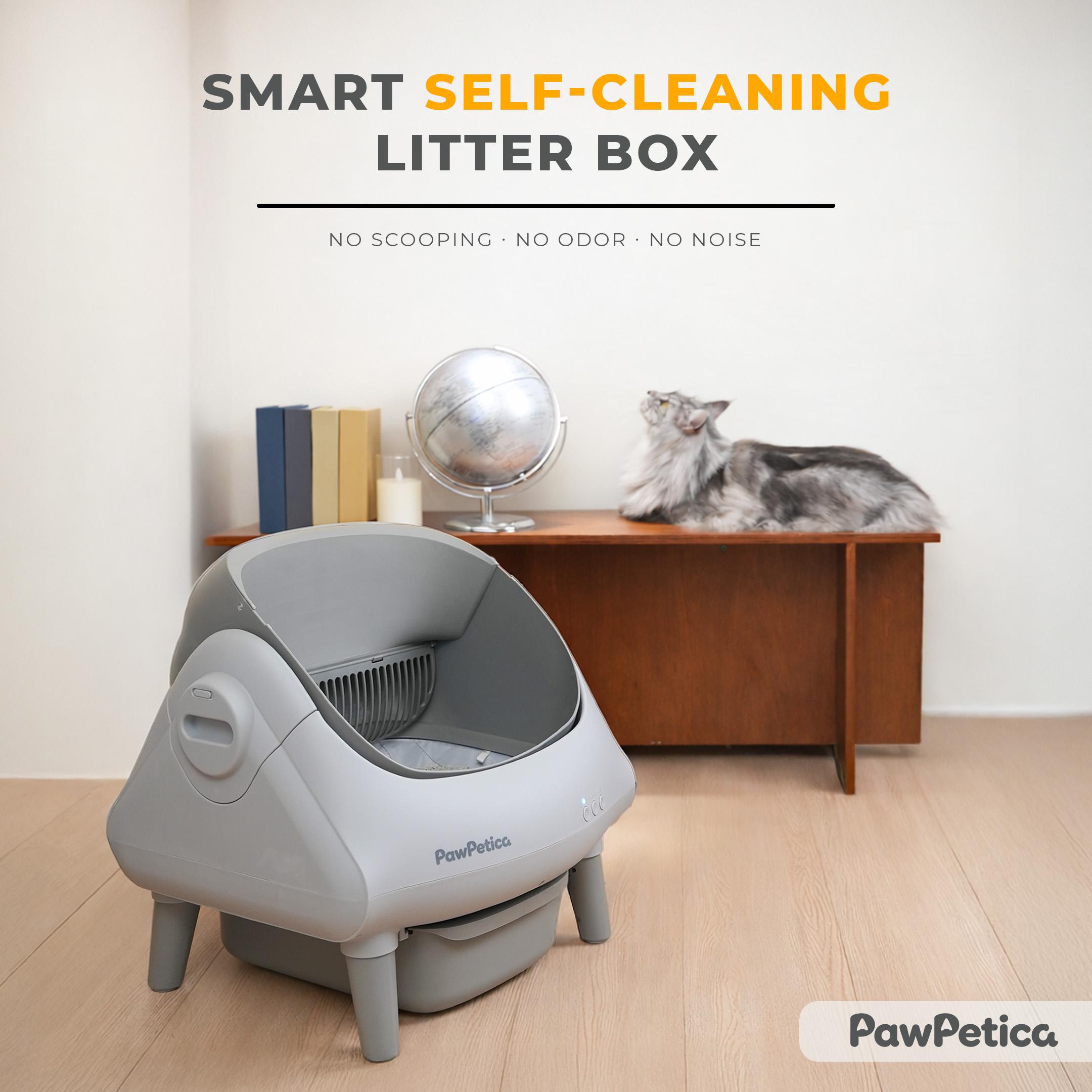 PawPetica Automatic Litter Box – Self-Cleaning, Hands-Free Cleaning, Odor-Free, Designed for Modern Cat Owners PawPetica Automatic Litter Box – Self-Cleaning, Hands-Free Cleaning, Odor-Free, Designed for Modern Cat Owners