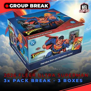 2026 Upper Deck Fleer Ultra Superman Hobby Box (3 Pack Group Break)