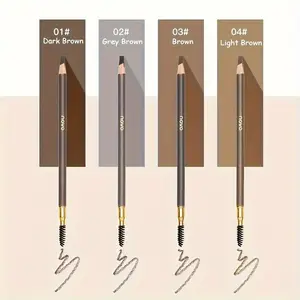 Women's Eyebrow Pencil Waterproof Durable And Colorfast Chopper Tip Makeup Tools Eyebrow Pencil