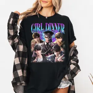 Anime Graphic T-Shirt: Caleb Shirt Girl Dinner Love And Deepspace Design,Unisex Gifts, Gift For Him, Gift For Her, BirthdayGift