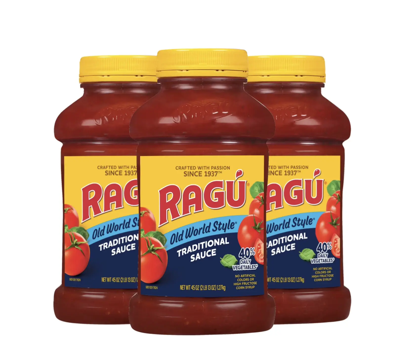 Ragu Old World Style Traditional Pasta Sauce, 45 oz., 3 pk.