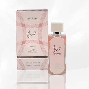 Lattafa Hayaati Florence EDP - 100Ml (3.4Oz) Perfume Scented