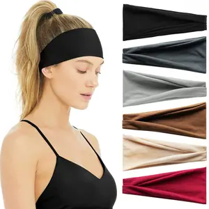 Women's Solid-Color Elastic Hair Band! High-Stretch Non-Slip Gym Accessory