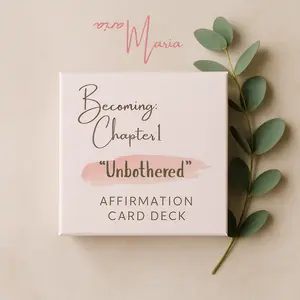 UNBOTHERED Affirmation Cards – 6 Card Daily Confidence Deck