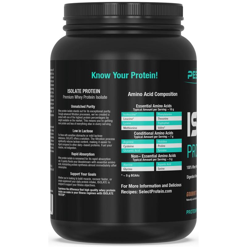 PEScience ISOLATE Protein Nutrition Supplement - NEW! Our 100% whey protein isolate is the perfect choice for those with dairy sensitivities.