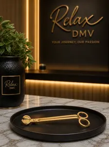 7 in Gold Stainless Steel Wick Cutters Candle Scissors