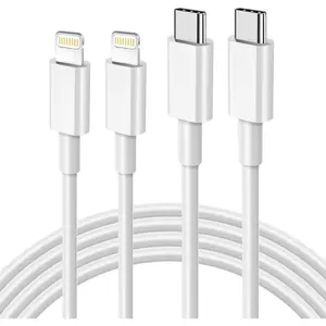 USB C to Lightning Cable 3FT 2Pack [Apple MFi Certified], Power Delivery iPhone Cables Type C iPhone Charger Cord Fast Charging Compatible iPhone 14 13 12 11 Pro Max X XS XR 8 7 6s Plus SE