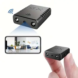 Portable HD Camera 720P USB powered, HD Camera with Night Vision, Built-in MMicrophone, Motion Detection Camera for Home Security, Surveillance, and Baby Monitoring, Compatible with iOS/Android Apps, and Equipped with A Card Reader, Wireless Wifi Cameras