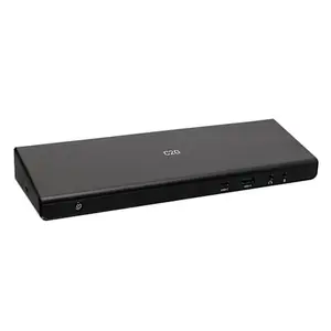 C2G USB-C 12-in-1 Triple Display Docking Station with HDMI, DisplayPort, Ethernet, USB (TAA Compliant)