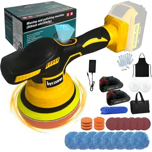2 batteries - polisher Chic Cordless 6 Inch Car Buffer Polisher Kit for Dewalt 20V Battery. 8 Speeds for Flawless Car Detailing. tini's apron