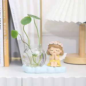 Creative Desktop Hydroponic Planter Indoor Plant Micro Landscape Decor, Office Four Seasons Potting, Desk Decoration