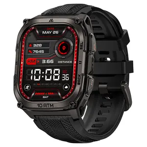 KOSPET TANK M4 Smartwatch With GPS,Calls&Text Reminder,14-Day Battery Life,1.96”AMOLED Display,50M Waterproof,Full-Metal Body,AI Assistant,For Android&iOS,Fitness Tracker,Smartwatch ForMen,Smartwatch GPS Running,Waterproof Smartwatch,Christmas HolidayHaul