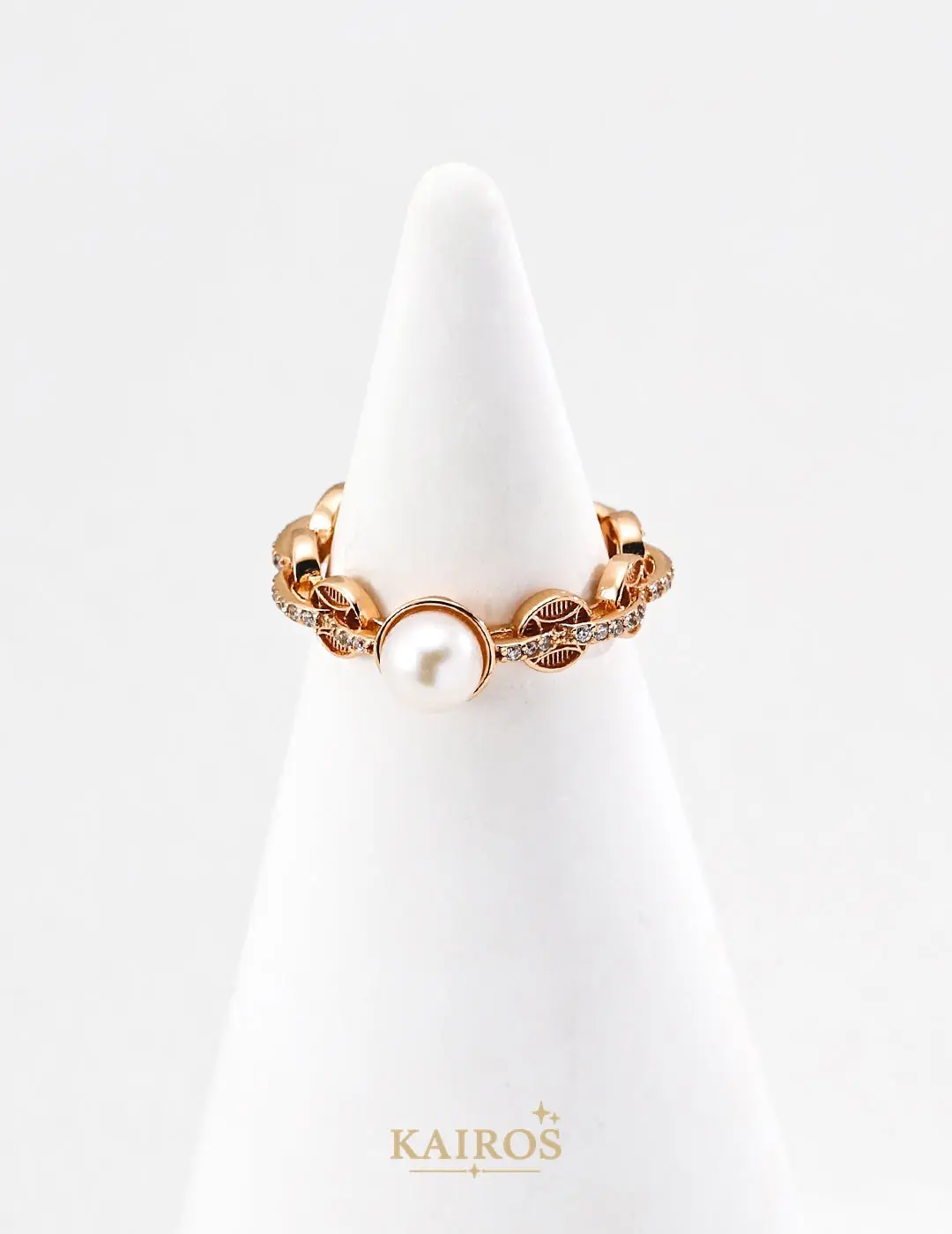 Fortune Coin Pearl Ring