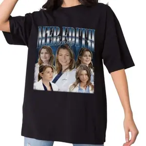 Meredith Grey Shirt – Grey’s Anatomy Fan Tee, Iconic TV Character Graphic T-Shirt