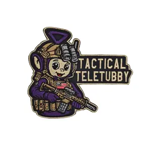 Tactical Teletubby Morale Patch, 4" Hook & Loop - Military-Style USA Patriotic, Easy Attachment & Removal, Versatile - Sold by Military-Owned Business Unique