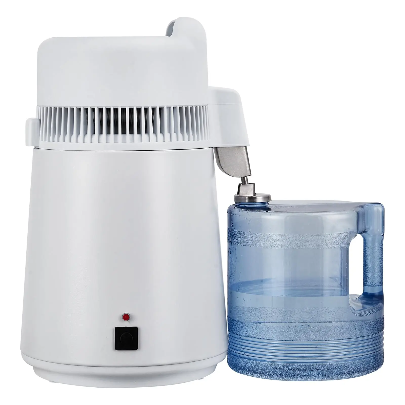 Garvee 6 Litre Water Distiller - Home Countertop Water Purifier with White Plastic Jugs for Clean, Distilled Water Purification and Safe Drinking Water at Home
