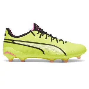 PUMA Mens King Ultimate Soccer Cleats  - Green