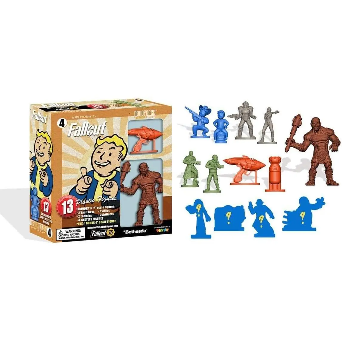 Fallout Nanoforce S1 Army Builder Figures - Boxed Version 4 Fallout Nanoforce S1 Army Builder Figures - Boxed Version 4