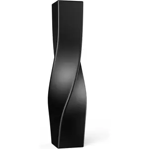 Tall Vase On Floor, 16.34" Twisted Geometric Flower Vase for , Living Room, Flower Centerpieces, Shelf, Table, Decor, Creative  Decorative Vases