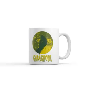 Gabaghoul Mug Funny Sarcastic Halloween Graphic Novelty Coffee Cup - 11oz Funny Coffee Mugs Ceramic Printed Drinkware Cup