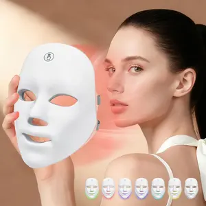 2026 New 7 Color Light Mask, Home Photon Skincare Beauty Mask, Anti-Wrinkle Acne Treatment, USB Charging, Led Mask, Ideal Gift for Women