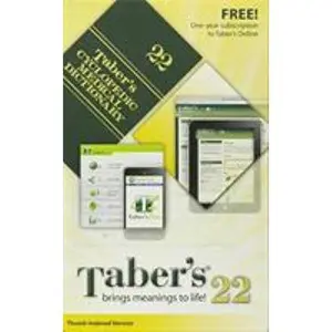USED-Taber's Cyclopedic Medical Dictionary + Davis's Drug Guide for Nurses, 15th Ed. + Comprehensive Handbook of Laboratory & Diagnostic Tests with Nursing Implications, 6th Ed. by Davis, F.A. (Hardcover)