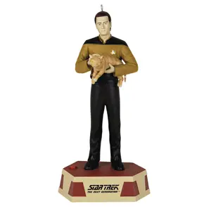 Star Trek The Next Generation Data's Ode to Spot Ornament With Sound