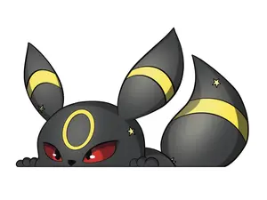 CraftingBNichols Umbreon Decal - Customize Your Space with a Permanent Vinyl Decal