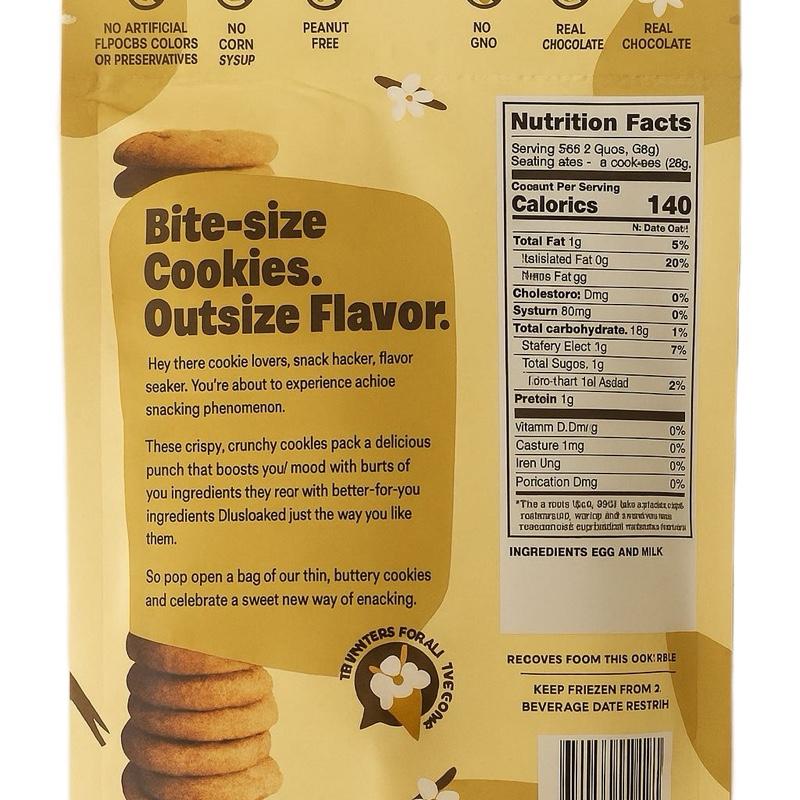 CookieThins Thinsters Vanilla Bean, Chocolate Chip, Key Lime Pie Deliciously Crunchy Non-GMO Peanut Free No Corn Syrup Snack Dessert Milk Cookie Biscuit