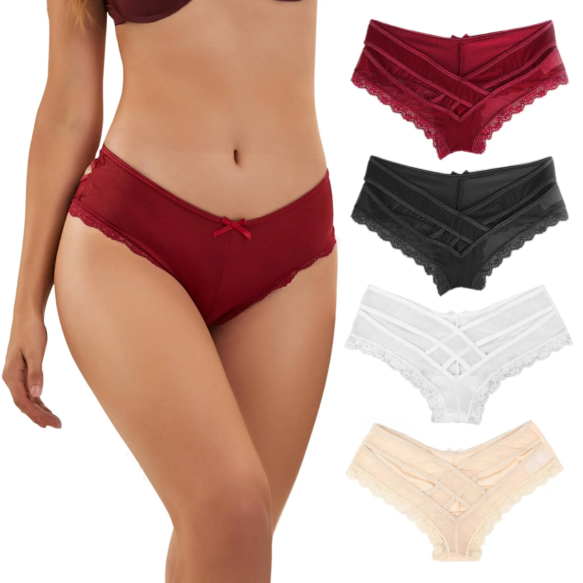 Black+Red+White+Nude