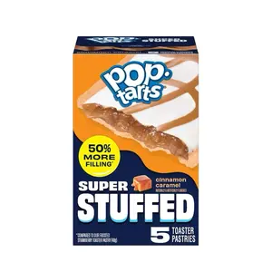 Pop-Tarts Super Stuffed Cinnamon Caramel -1 box 5 Pastries
