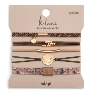 "Adapt" Camouflage with Antler Charm Hair Tie Bracelets